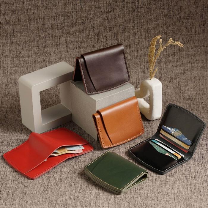 Philo Goods Bifold Wallet with outer Pocket - Green