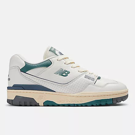 New Balance 550 - Sea Salt with New Spruce and Calcium - Stencil