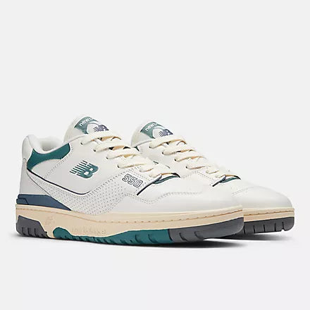 New Balance 550 - Sea Salt with New Spruce and Calcium - Stencil
