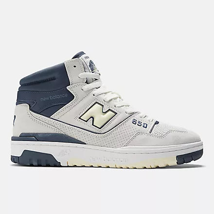 New Balance 650 Sea salt with nb navy and dawn glow - Stencil