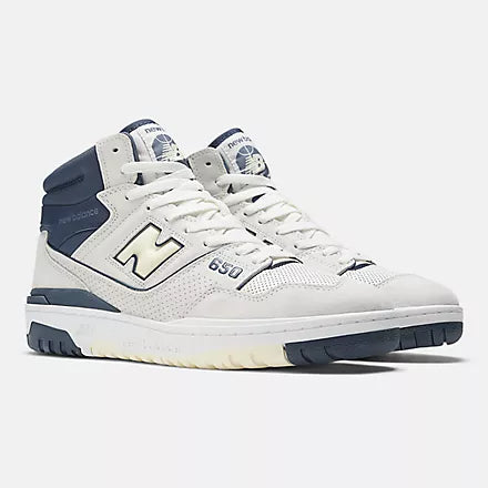 New Balance 650 Sea salt with nb navy and dawn glow - Stencil