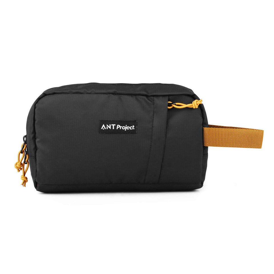 Ant Project Roaster Travel Pouch Organiser - Black / Brown