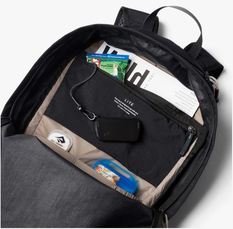 Bellroy Lite Daypack - Black - Stencil
