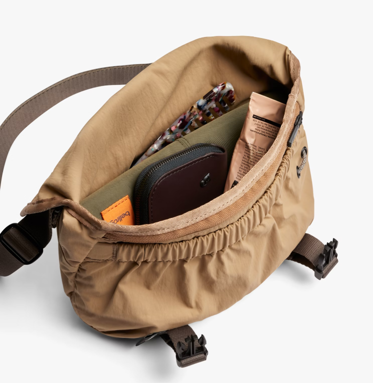 Bellroy Cinch Mini Messenger - Sand Dune - Stencil