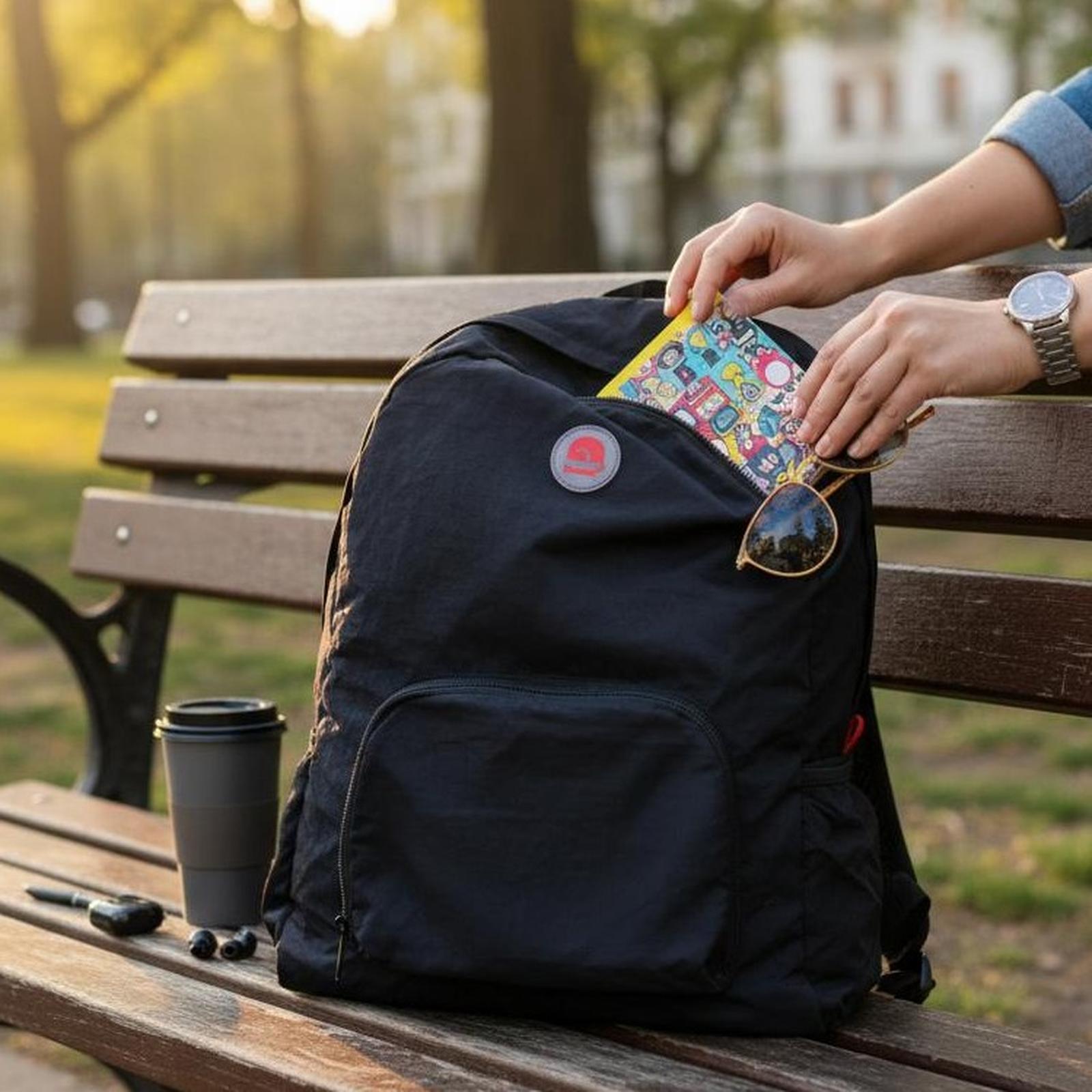 Troveast Packable Daypack - Black