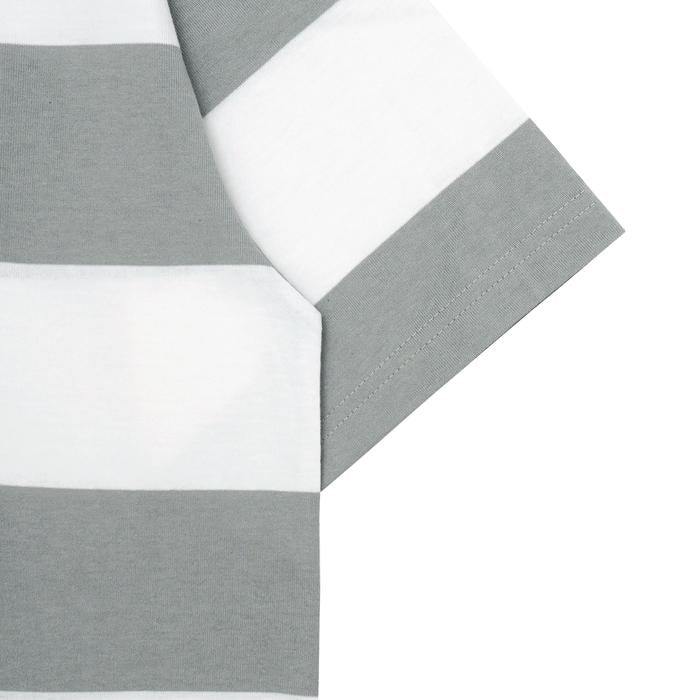 ODS Stripe Tee - White/Grey