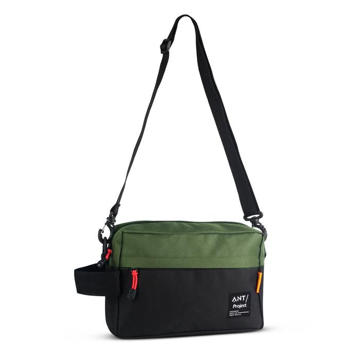 Ant Project Pouch Sling - Black / Olive