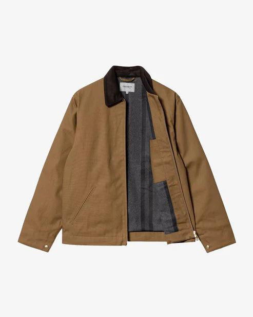 Carhartt Detroit Jacket - Hamilton Brown / Tobacco Rigid Blanket Lined