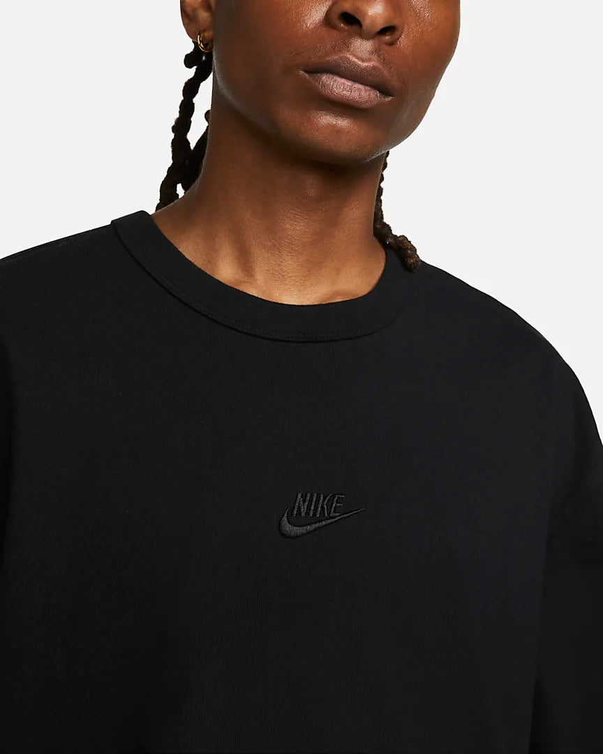 Nike Men's Sportswear Premium Essential Tee Black - Stencil