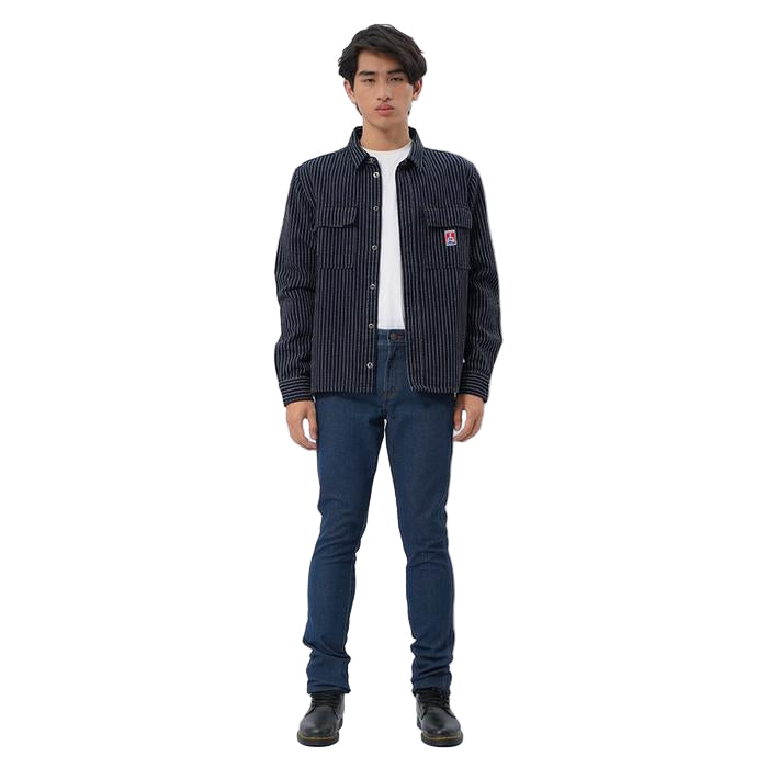 Wrangler Coach Stripe Jacket - Navy