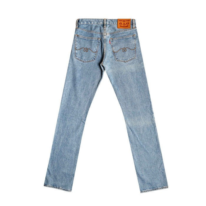 PMD & Co WATER TIGER Pre-Washed Denim 14oz Selvedge Accent Non Stretch Slim Fit - Stencil