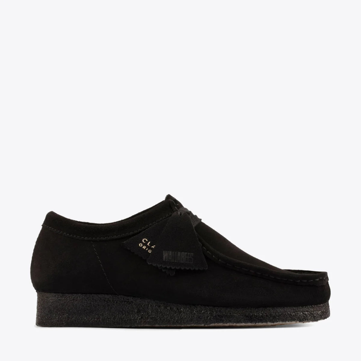 Clarks Wallabee - Black Suede - Stencil
