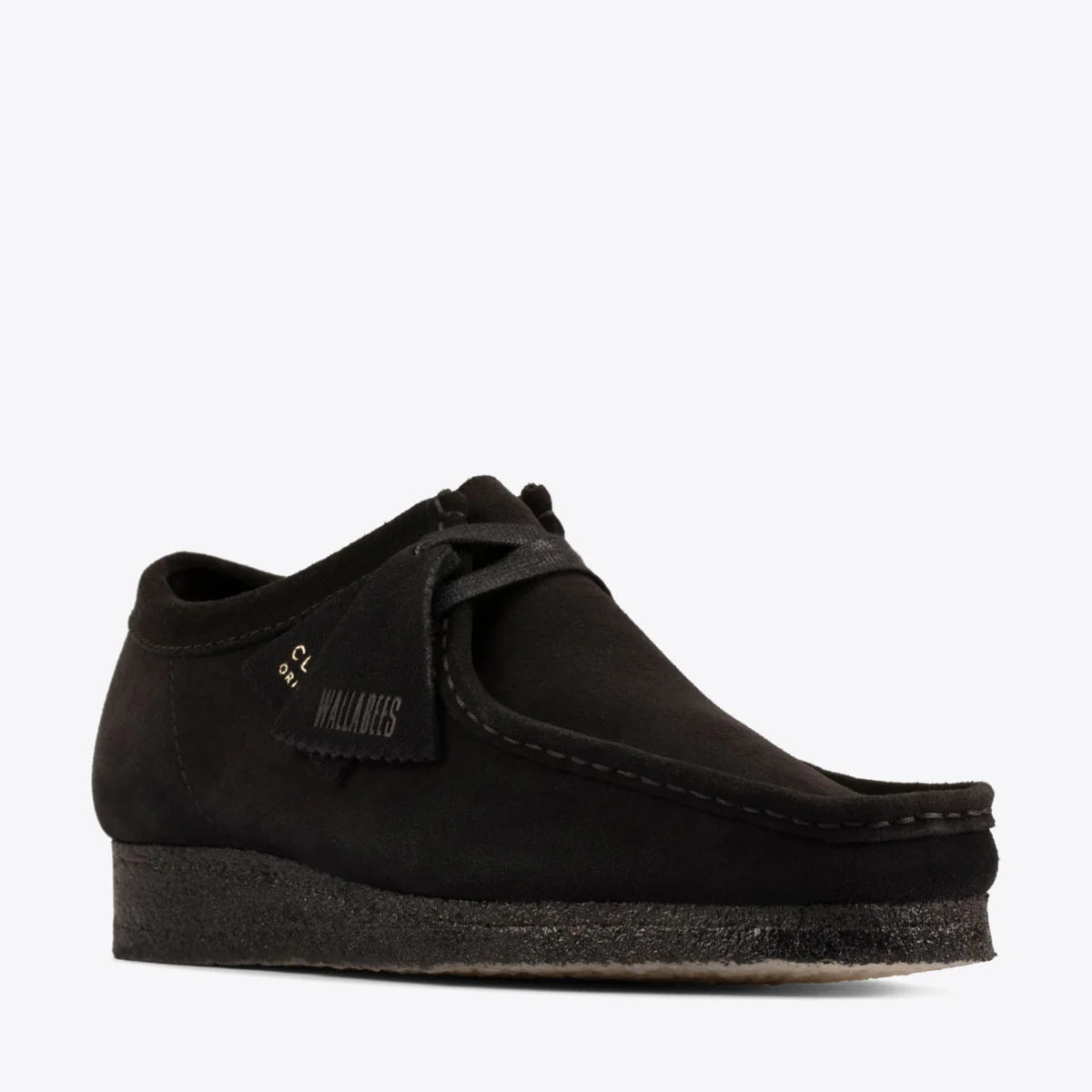 Clarks Wallabee - Black Suede - Stencil