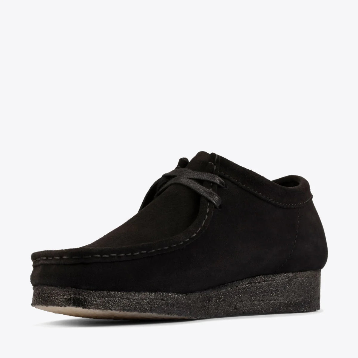 Clarks Wallabee - Black Suede - Stencil