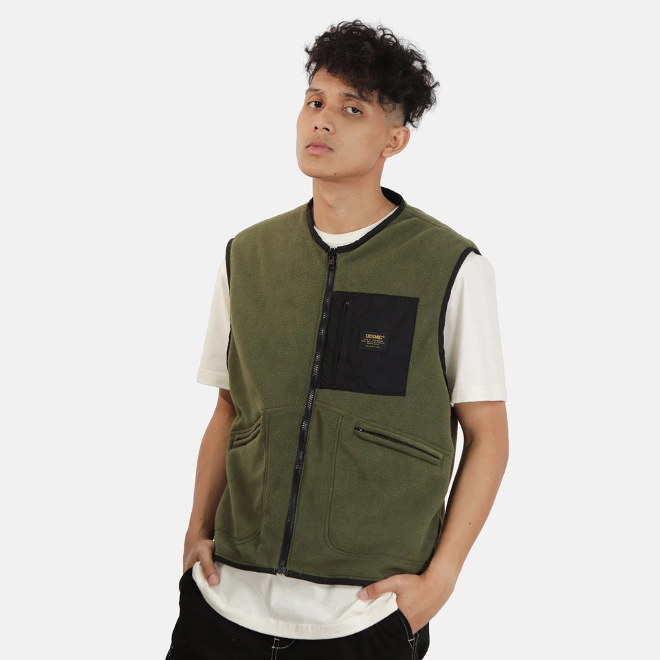 Cosmic Cardea Reversible Vest - Army/Black