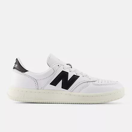 New Balance T500 White / Black - Stencil