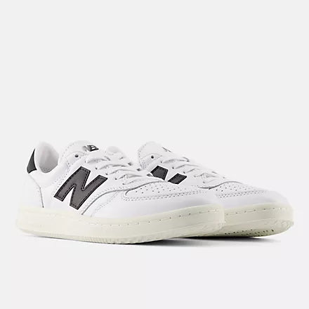 New Balance T500 White / Black - Stencil