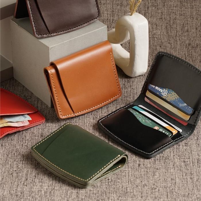 Philo Goods Bifold Wallet with outer Pocket - Green
