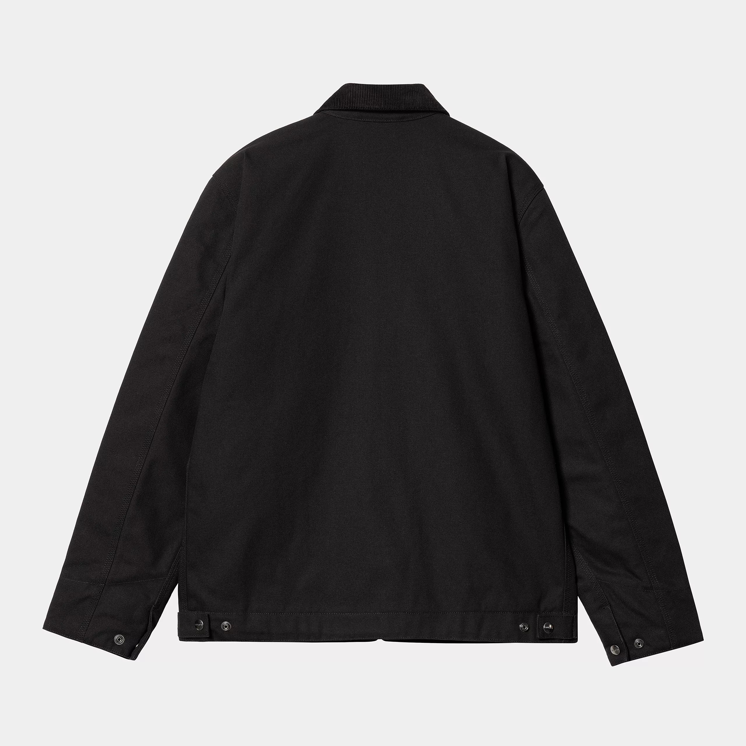 Carhartt Detroit Jacket - Black / Black Rigid Blanket Lined - Stencil