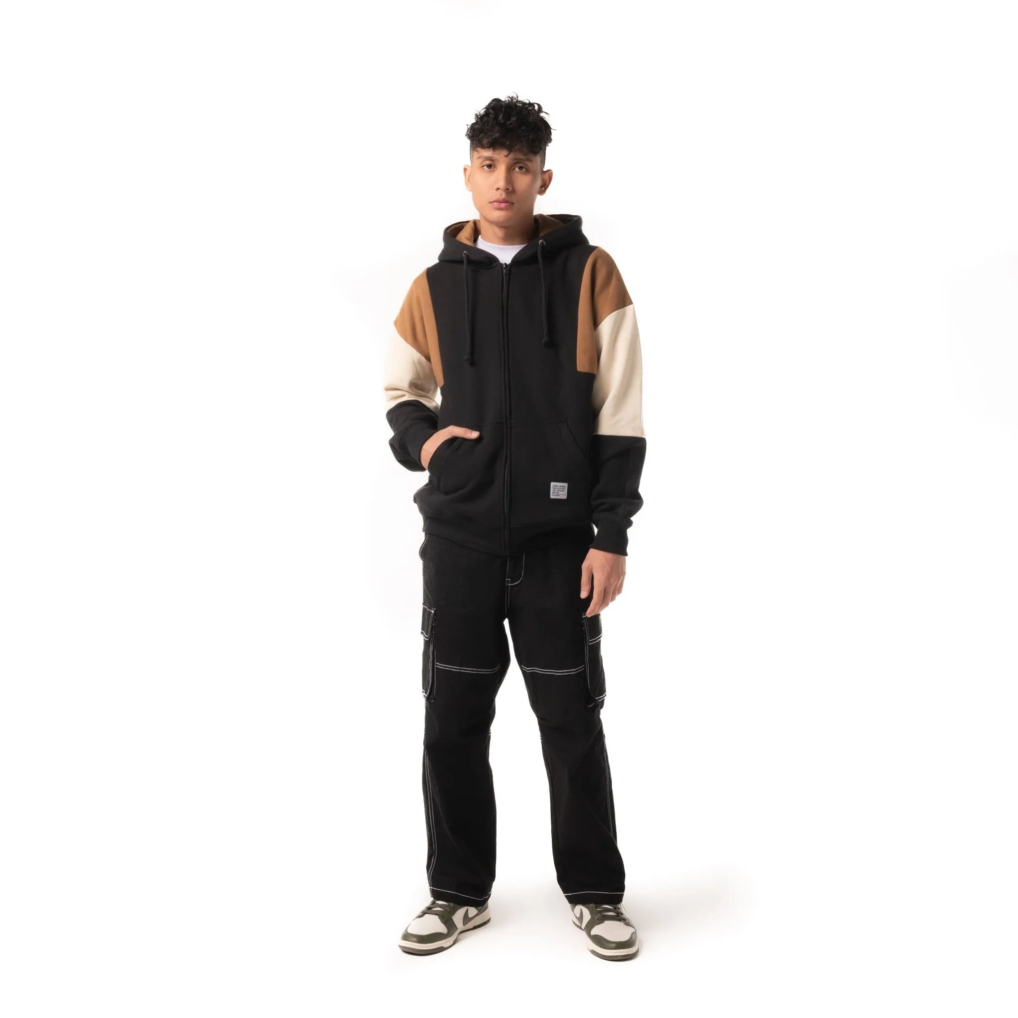 Cosmic Devlin Zip Hood - Black