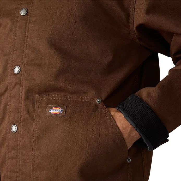 Dickies Twill Union Barn Jacket - Timber Brown