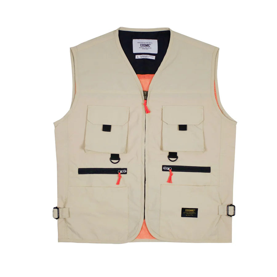 Cosmic Dimsie Vest - Cream - Stencil