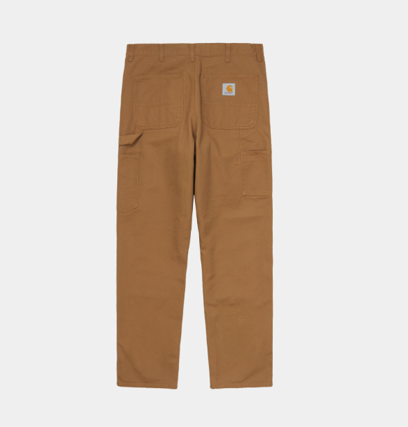 Carhartt Double Knee Pants - Hamilton Brown Rinsed - Stencil