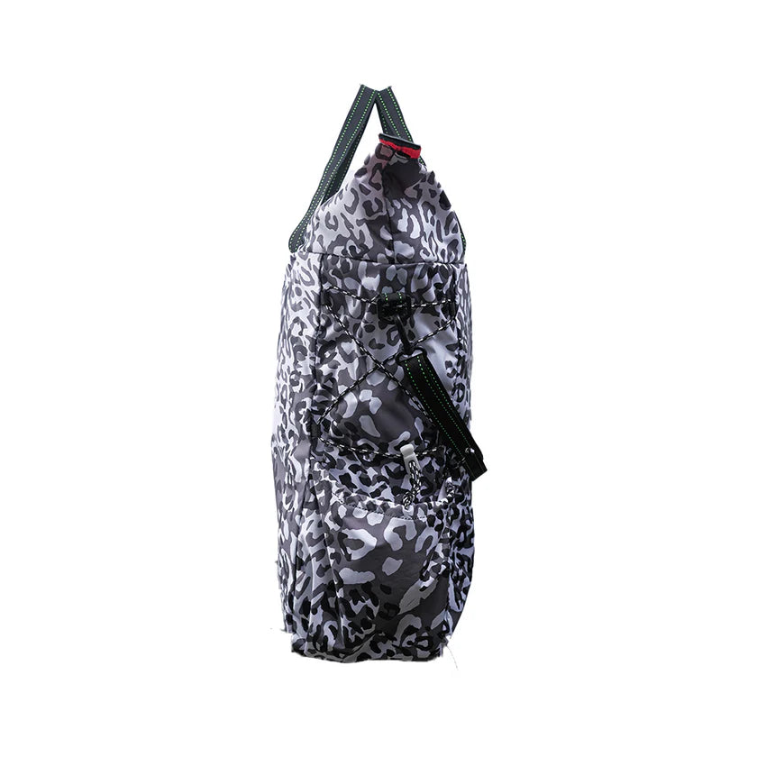 Paper Draagtas Bag - Leopard Black