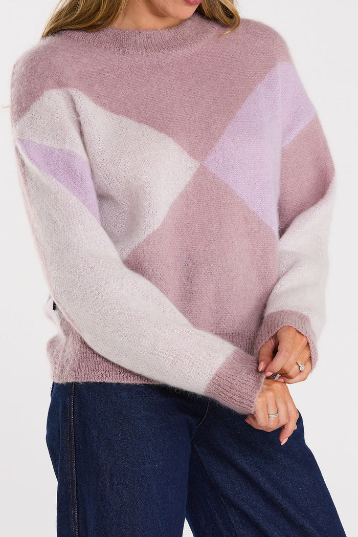 Thing Thing Astrid Jumper - Wisteria Wash - Stencil