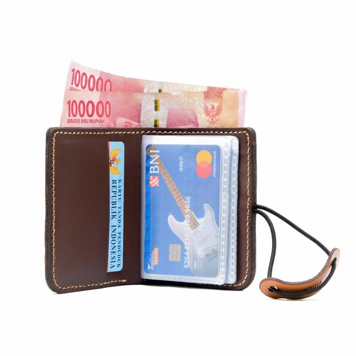 Philo Goods Mica Wallet 26 Card Slots - Navy / Tan