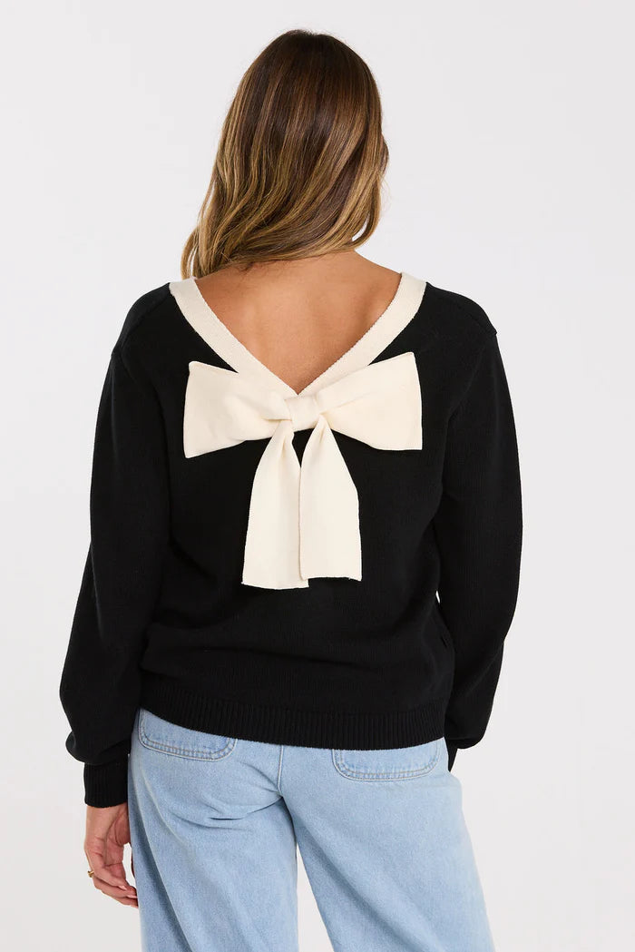 Thing Thing Armour Cardigan - Black - Stencil