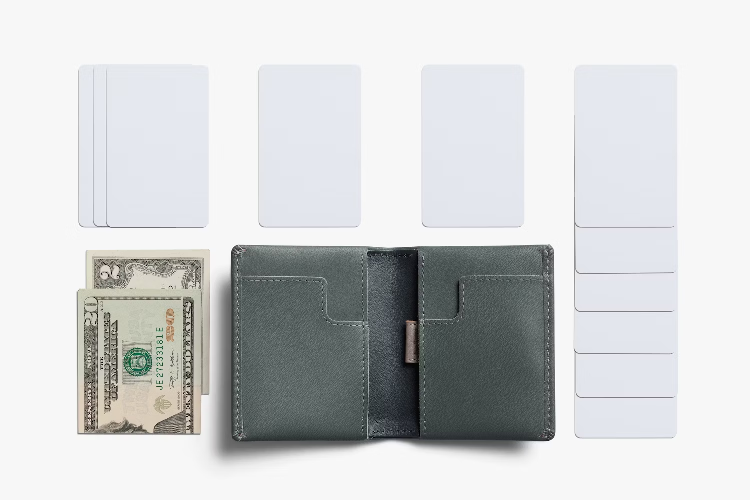 Bellroy Slim Sleeve Everglade - Stencil