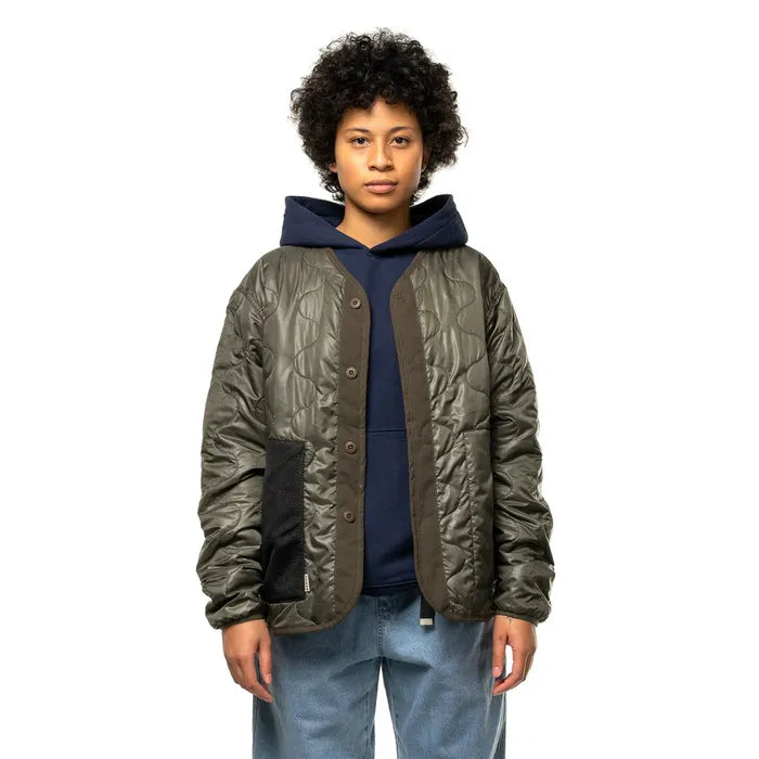 Taikan Quilted Liner - Olive - Stencil