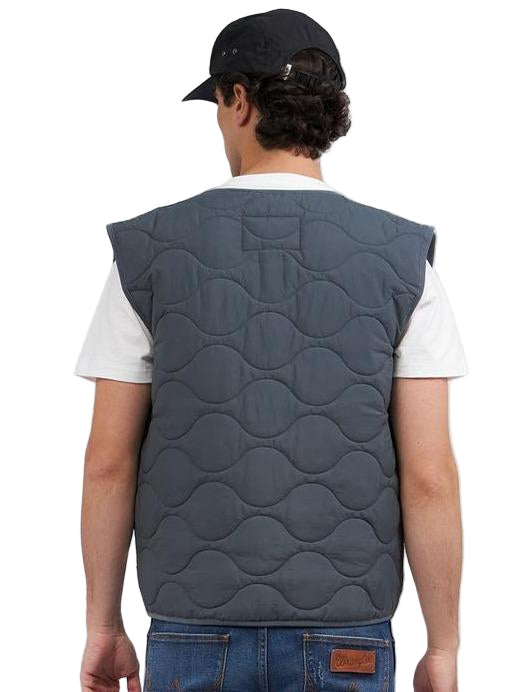 Wrangler Quilted Vest - Grey