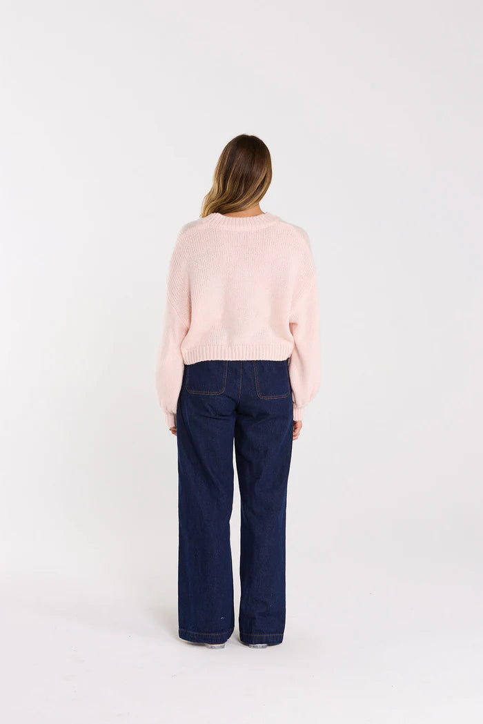 Thing Thing Huddle Cardigan - Milkshake - Stencil