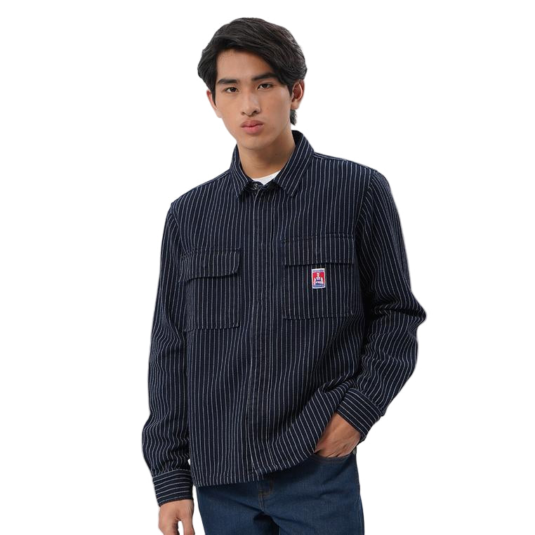 Wrangler Coach Stripe Jacket - Navy