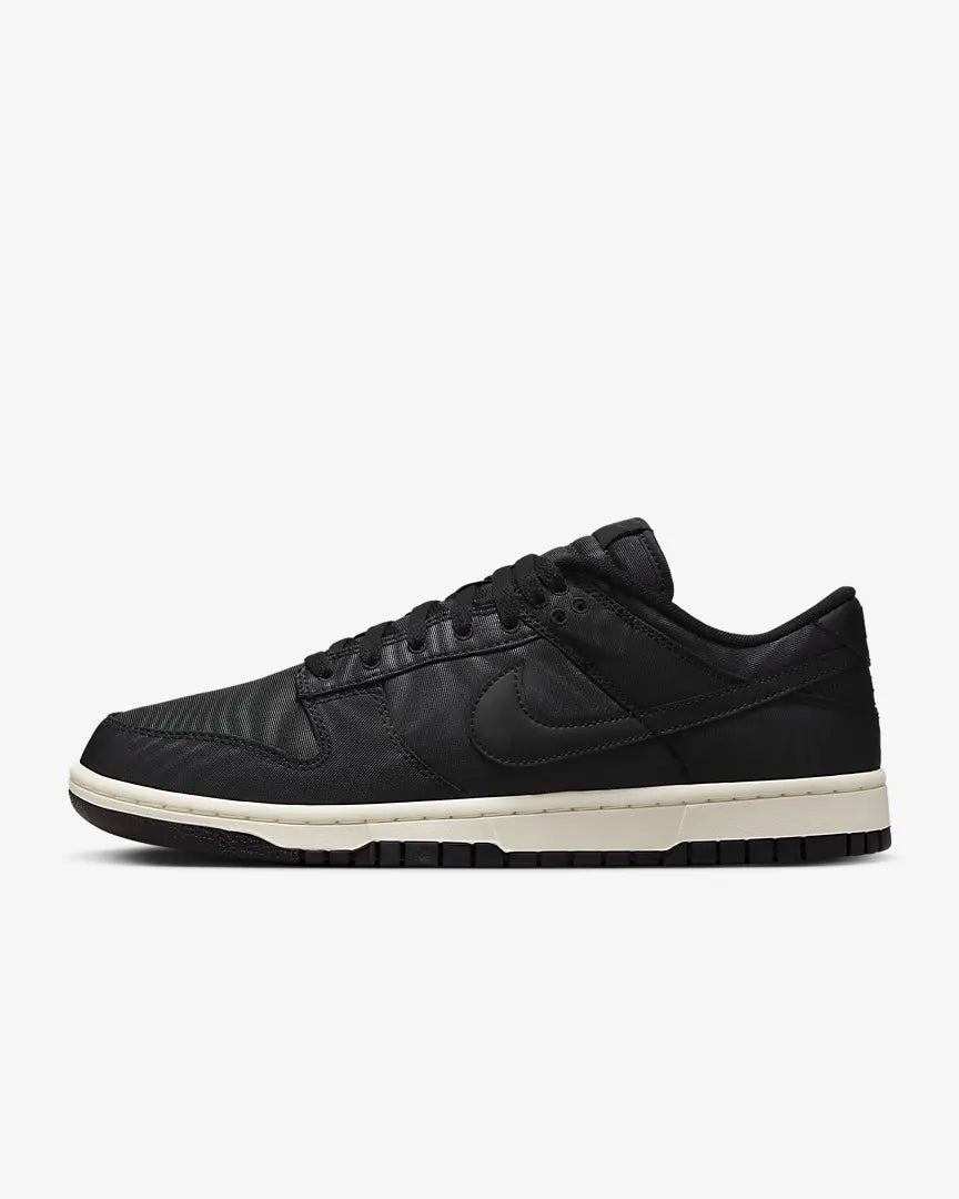 Nike Dunk Low Retro PRM - Black / Sail / Black - Stencil