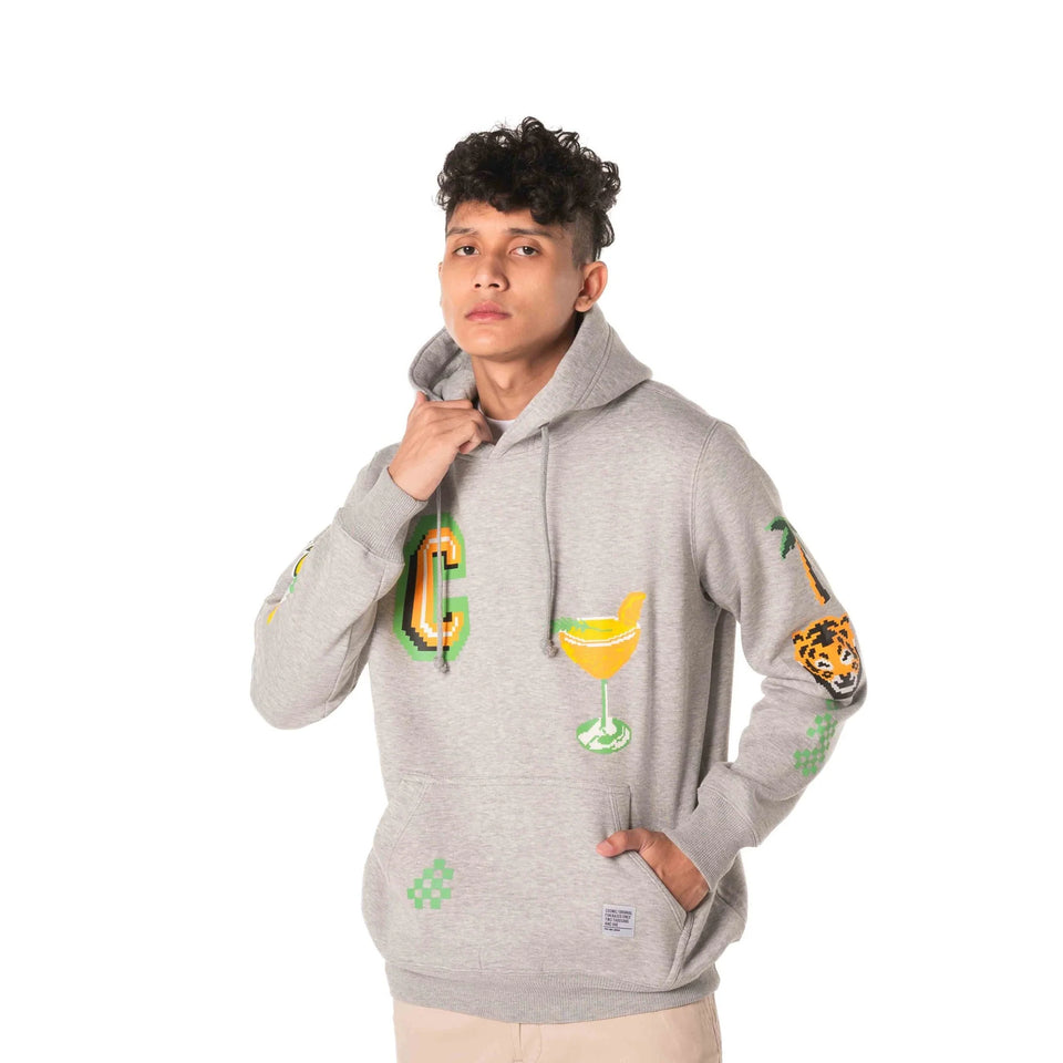 Cosmic Pixel Hood Misty - Grey