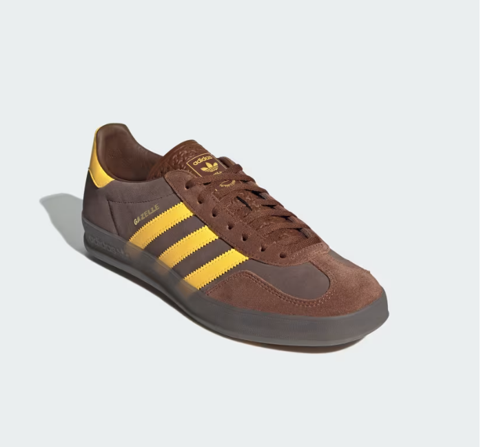 Adidas Gazelle Indoor - Preloved Brown / Spark / Earth Strata - Stencil