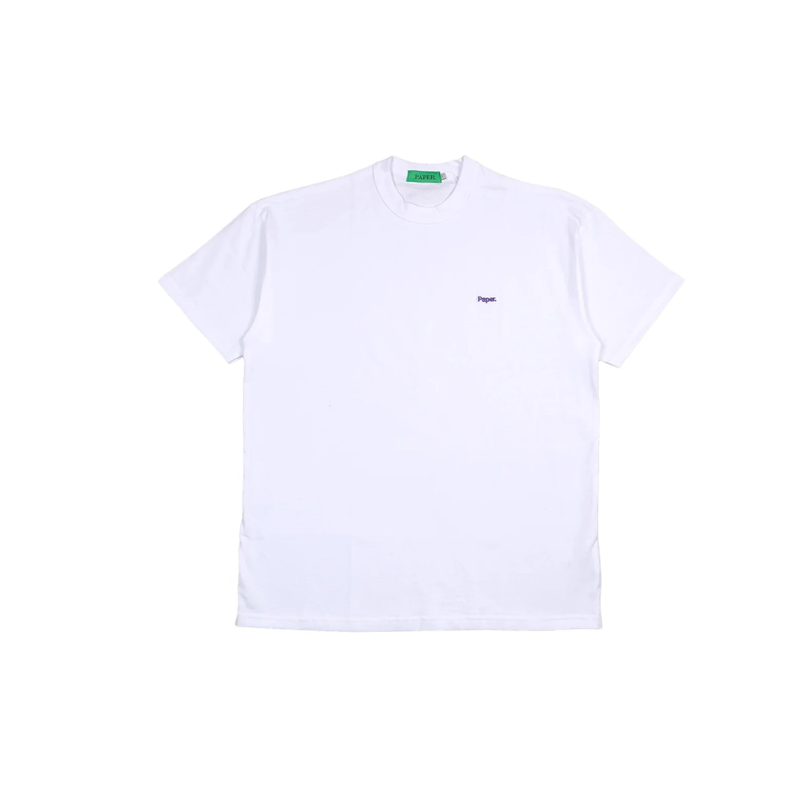 Paper Font Embro Tee - White - Stencil