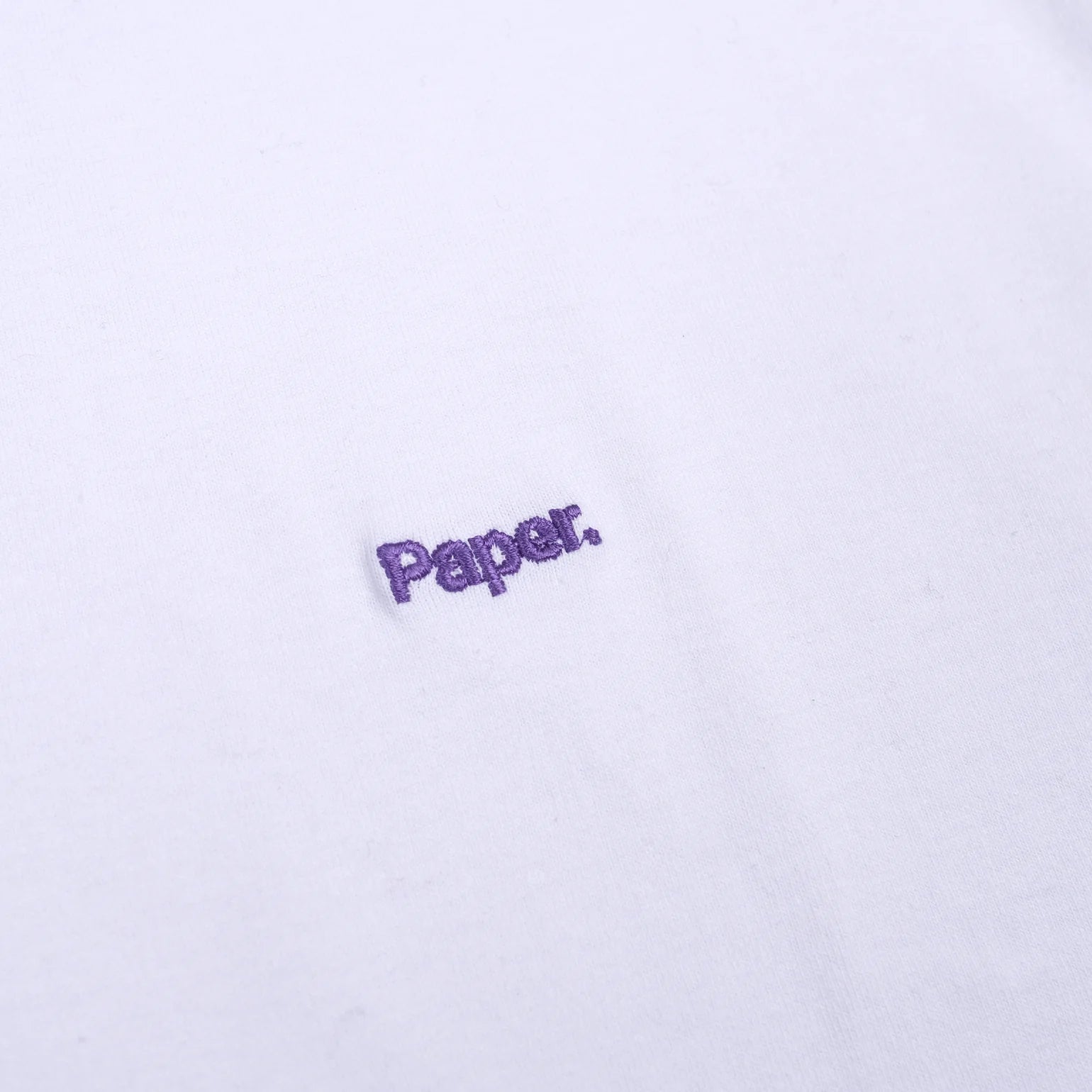 Paper Font Embro Tee - White - Stencil