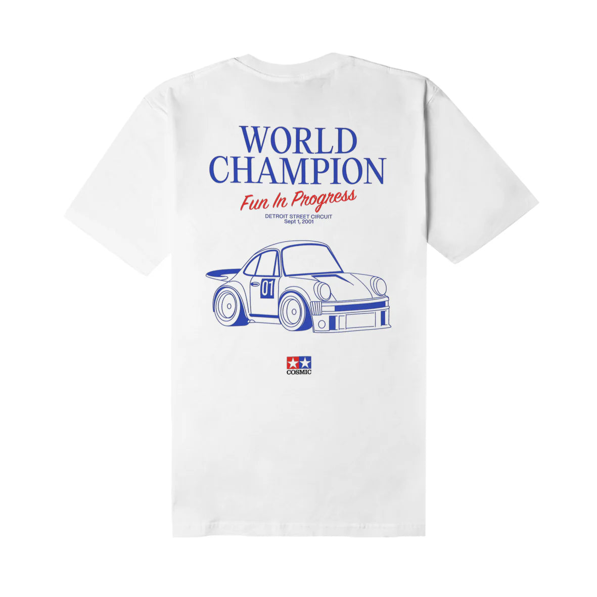 Cosmic Model Kit Tee - White - Stencil