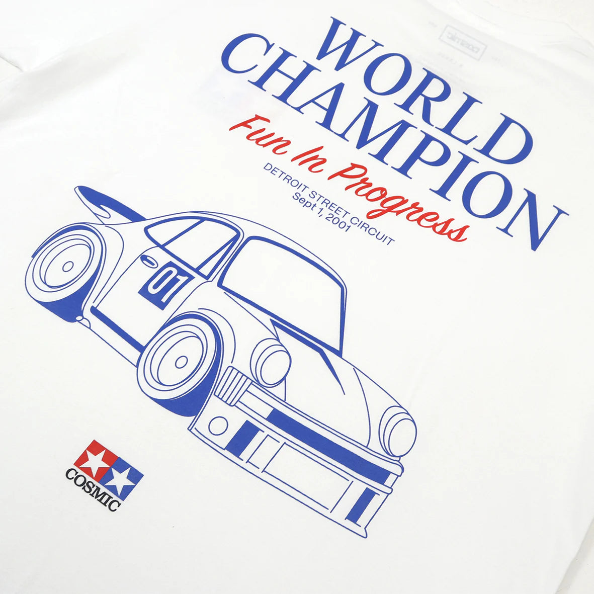 Cosmic Model Kit Tee - White - Stencil
