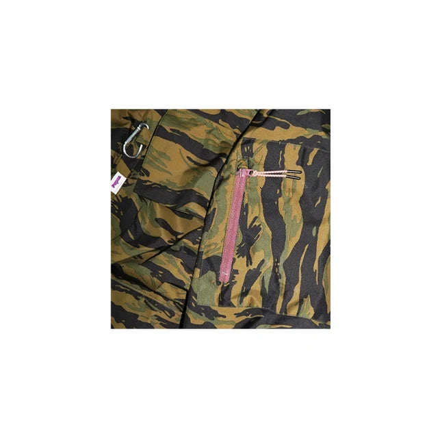 Paper Wading Crop Jacket - Tiger Camo Green
