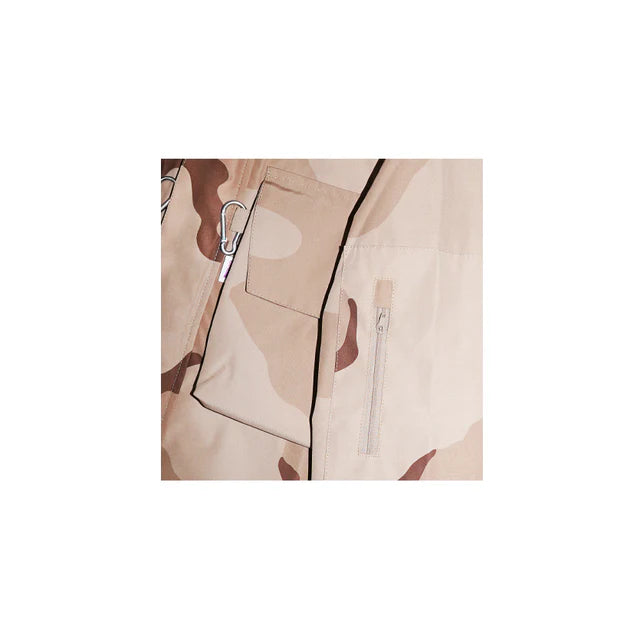Paper Wading Crop Jacket - Camo Brown