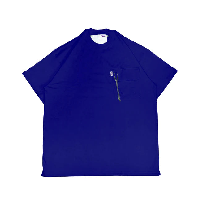 Paper Carabiner Tee - Blue - Stencil