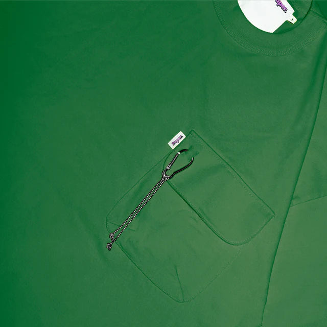Paper Carabiner Tee - Green