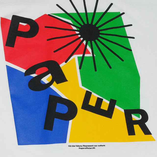 Paper Colour Tee - White