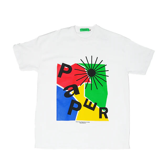 Paper Colour Tee - White