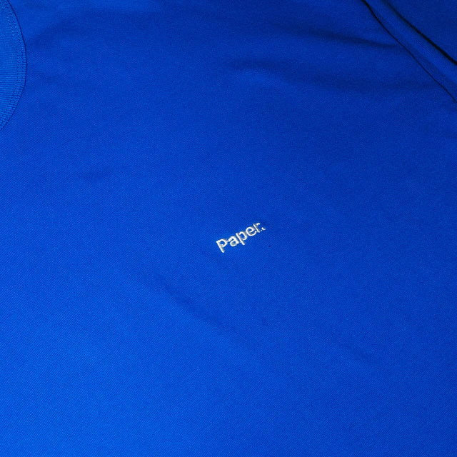 Paper Embo Long Tee - Blue